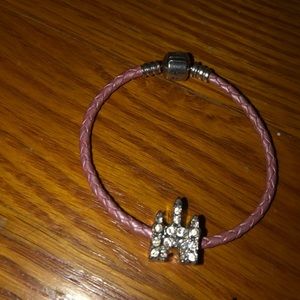 Pandora bracelet with diamond Disney bead